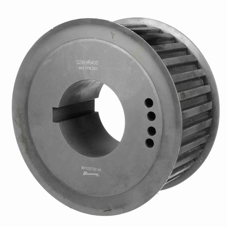 Browning Steel Bushed Bore Gearbelt Pulley, 32XHR400 32XHR400